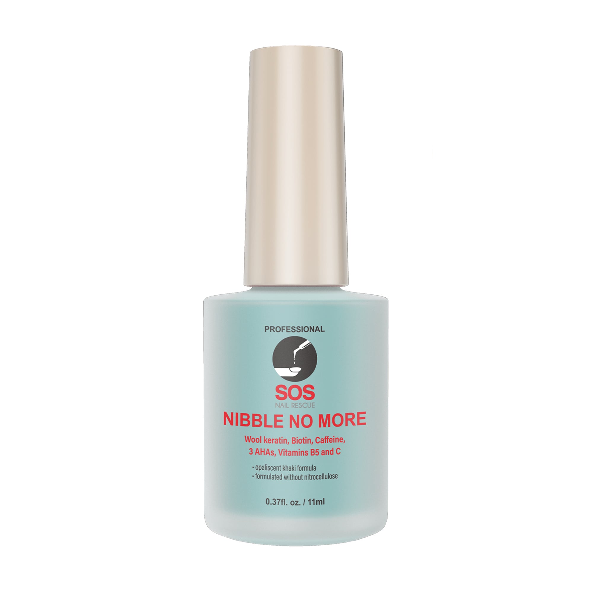 Уцінка! Засіб для догляду за нігтями SOS Nail Rescue Nibble No More, з біотином та кофеїном, 11 мл